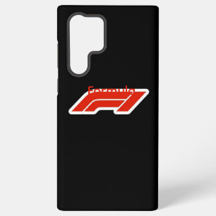 Para Samsung Galaxy S22 Ultra Fórmula 1 Logo de carreras funda de teléfono negra