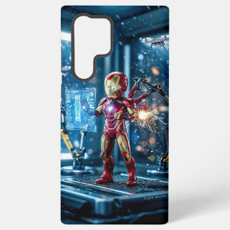 Para Samsung Galaxy S22 Ultra Funda de ajuste delgado de Iron Avenger