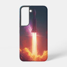 Para Samsung Galaxy S22 Funda de cohetes galaxia - Diseño cósmico audaz
