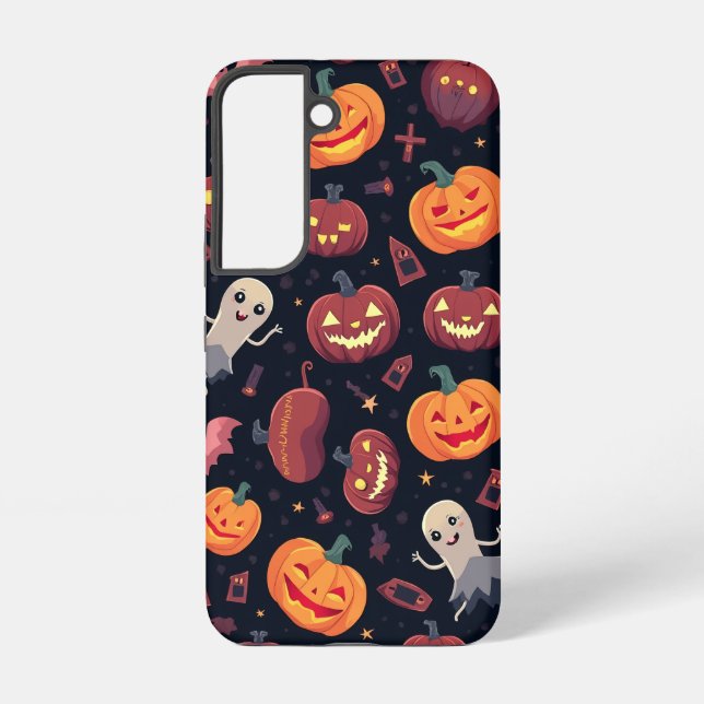 Para Samsung Galaxy Funda de galaxia de patrón de Halloween (Reverso )