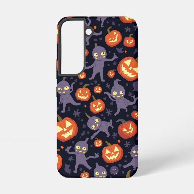 Para Samsung Galaxy Funda de galaxia de patrón de Halloween (Reverso )