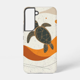 Para Samsung Galaxy S22 Funda de teléfono Camino de Tortuga Cósmica