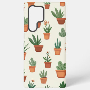 Para Samsung Galaxy S22 Ultra funda de teléfono celular de maceta pequeña