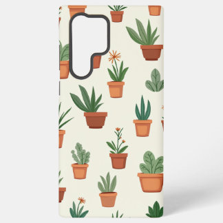 Para Samsung Galaxy S22 Ultra funda de teléfono celular de maceta pequeña