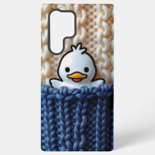 Para Samsung Galaxy S22 Ultra Funda de teléfono con arte estético de pato otoñal