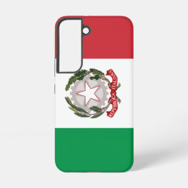 Para Samsung Galaxy S22 Funda de teléfono con bandera de Italia