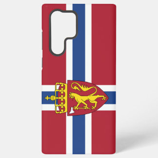 Para Samsung Galaxy S22 Ultra Funda de teléfono con bandera de Noruega
