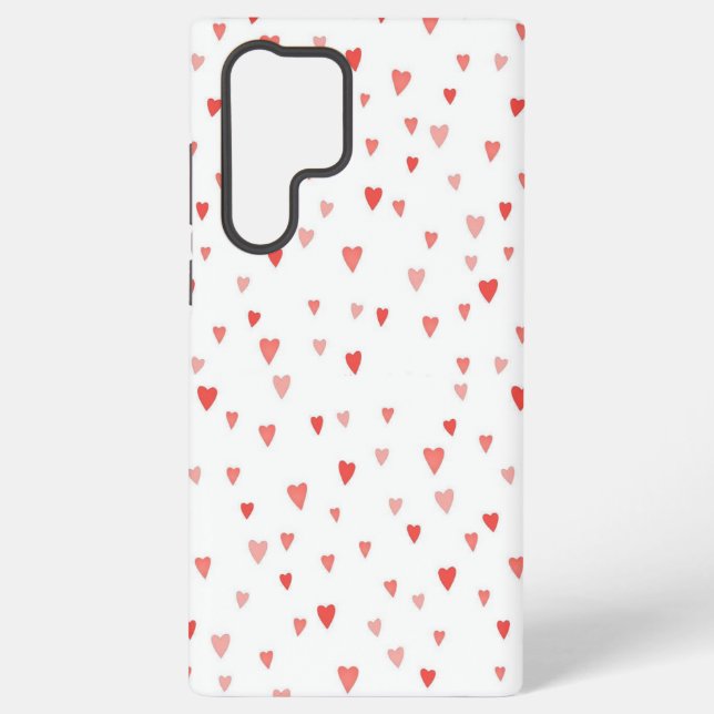 Para Samsung Galaxy Funda de teléfono con corazón rojo (Reverso )