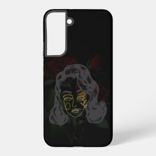 Para Samsung Galaxy S22+ Funda de teléfono con máscara