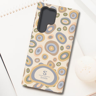 Para Samsung Galaxy S22 Ultra Funda de teléfono con monograma moderno – Diseño a