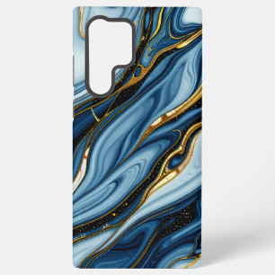 Para Samsung Galaxy S22 Ultra funda de teléfono con patrón de mármol