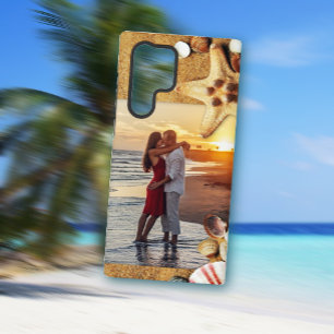Para Samsung Galaxy S22 Ultra Funda de teléfono con plantilla de foto personaliz