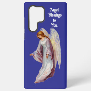 Para Samsung Galaxy S22 Ultra Funda de teléfono de ángel vintage bonita