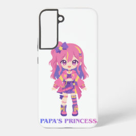 Para Samsung Galaxy S22+ Funda de teléfono de anime Kawaii "LA PRINCESA DE 