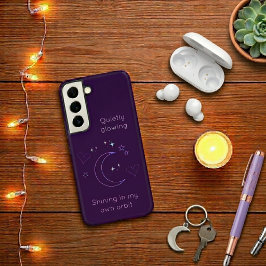 Para Samsung Galaxy S22 Funda de teléfono de arte lineal celestial persona