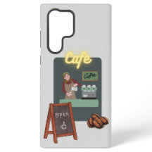 Funda de teléfono de café