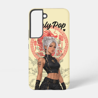 Para Samsung Galaxy S22 Funda de teléfono de Dragón Pop Femenino