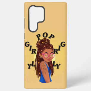 Para Samsung Galaxy S22 Ultra Funda de teléfono de locs pop femenina