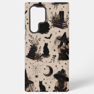Para Samsung Galaxy S22 Ultra Funda de teléfono gótica de bruja