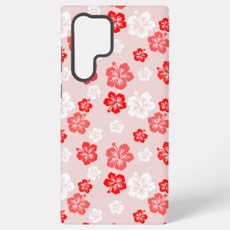 Para Samsung Galaxy S22 Ultra Funda de teléfono inteligente con patrón floral