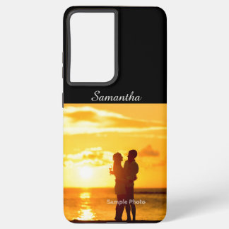 Para Samsung Galaxy S21 Ultra Funda de teléfono móvil fotográfico personalizado