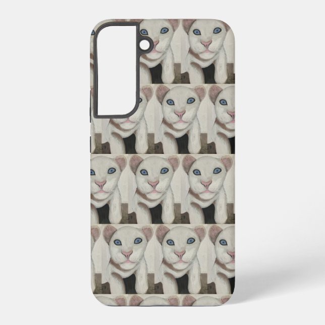 Para Samsung Galaxy Funda de teléfono White Cub (Reverso )
