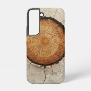 Para Samsung Galaxy S22 Funda de teléfono Woodcore Circle