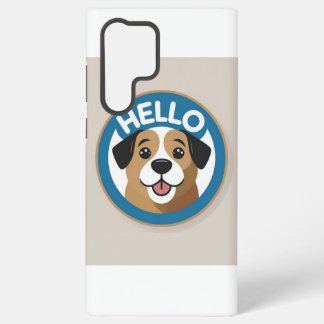 Para Samsung Galaxy S22 Ultra Funda móvil "Hello" de Cupy Puppy