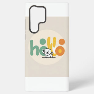 Para Samsung Galaxy S22 Ultra Funda móvil "Hello" de Cupy Puppy