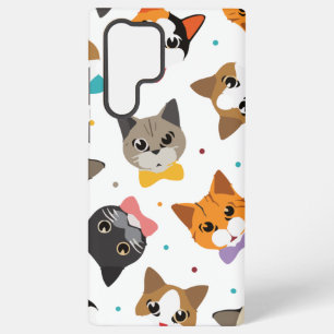 Para Samsung Galaxy S22 Ultra Funda S23 con mis adorables gatos 🐾 funda 📱  