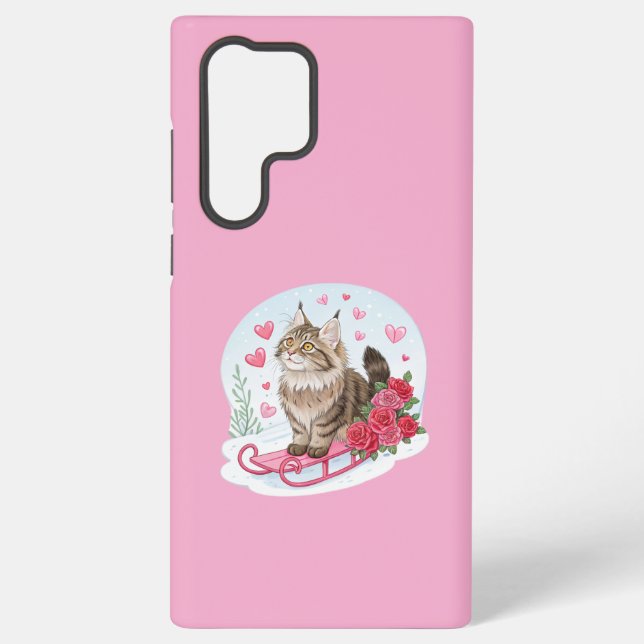 Para Samsung Galaxy La mejor funda rosa con cachorro adorable (Reverso )