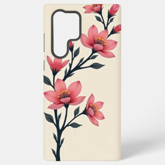 Para Samsung Galaxy S22 Ultra "Serenas Flores: Una Elegancia Floral" Funda de Te