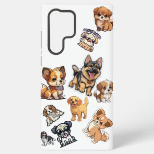 Para Samsung Galaxy S22 Ultra Un lindo perrito 🤩  perro callejero 🐾  funda par