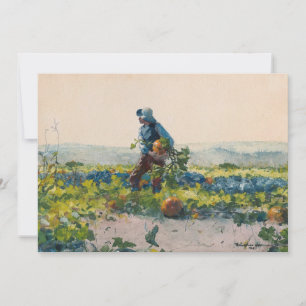 Para ser el niño de un granjero   Winslow Homer