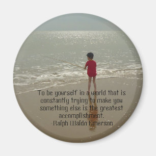 Para ser usted mismo imán