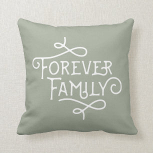 Para siempre almohada del lunar de la familia -