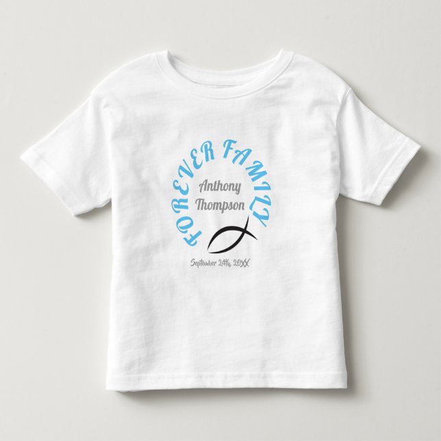 Para siempre camisa cristiana del día de la (Anverso)