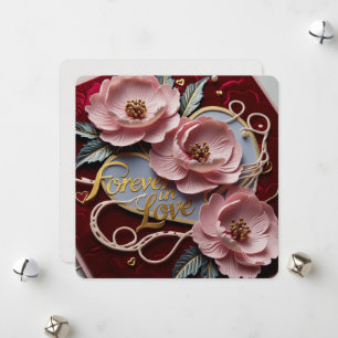 Para siempre con amor tarjetas de San Valentín