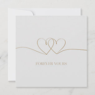 Para siempre: diseño de corazones entrelazados