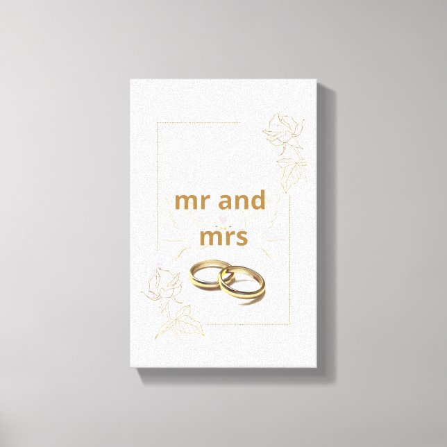 Para siempre empieza hoy - arte de pared Boda (Anverso)