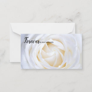 Para siempre en nuestra tarjeta florista Thoughts