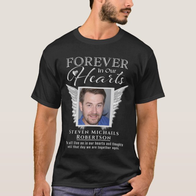 Para siempre en nuestro corazón foto camiseta conm (Anverso)