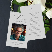 Para Siempre En Nuestro Corazón Foto Tarjeta Oraci