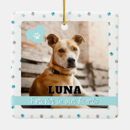 Para siempre en nuestro corazón: Ornamento de perr