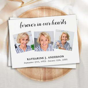 Para Siempre En Nuestros Corazones 3 Tarjeta De Or