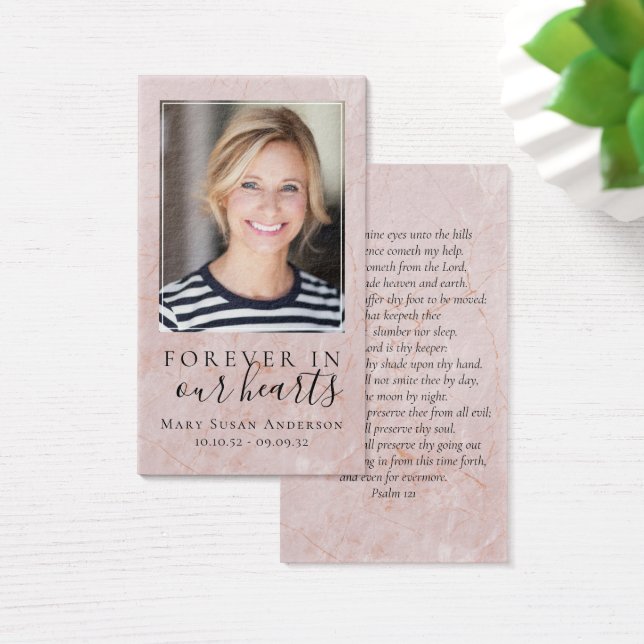 Para siempre en nuestros corazones foto tarjeta de (Escritorio)