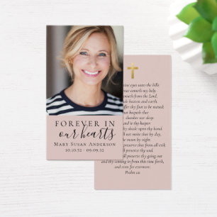 Para siempre en nuestros corazones foto tarjeta de