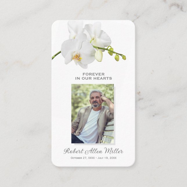 Para siempre en nuestros corazones foto tarjeta de (Anverso)