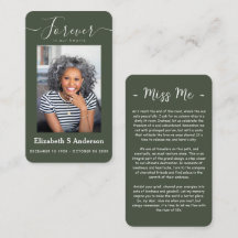 Para siempre en nuestros corazones foto tarjeta de