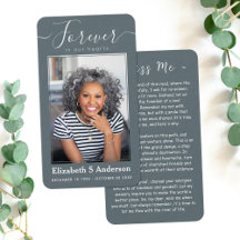 Para siempre en nuestros corazones foto tarjeta de